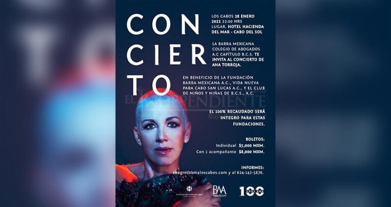 EL CONCIERTO DE ANA TORROJA EN BENEFICIO DE LOS NIÑOS BCS