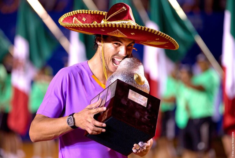NADAL YA ESTÁ EN MEXICO PARA EL ABIERTO DE ACAPULCO