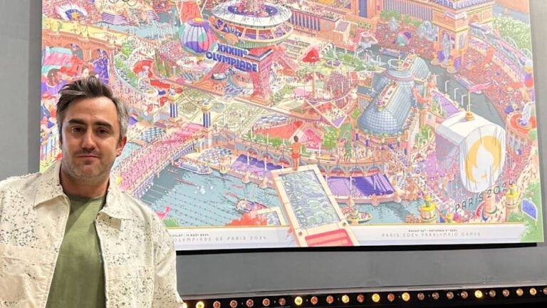 EL PARISINO UGO GATTONI CREADOR DE LOS PÓSTERS OFICIALES DE LOS JUEGOS OLÍMPICOS PARÍS 2024