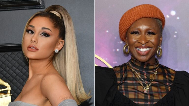 LAS ACTRICES ARIANA GRANDE Y CYNTHIA ERIVO PISARÁN TIERRA AZTECA PARA PROMOCIONAR “WICKED”