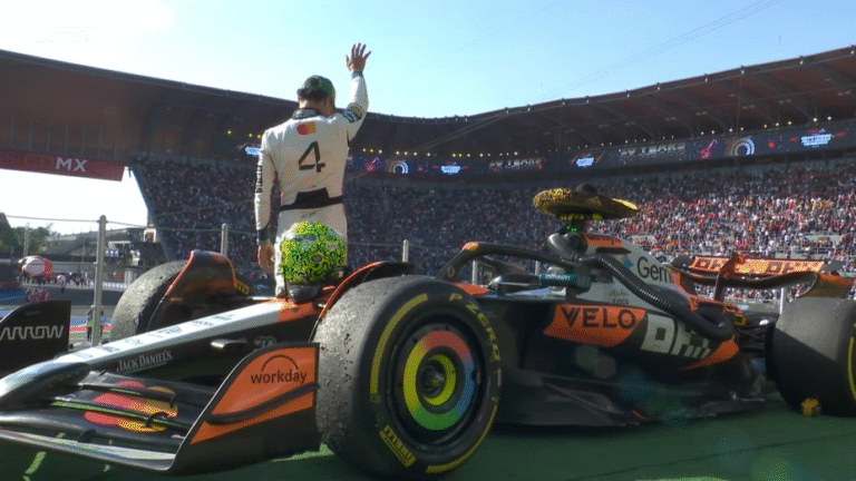 NORRIS RECUPERA EL LIDERATO DEL TÍTULO CON LA PRIMERA VICTORIA DE MCLAREN EN MÉXICO DESDE 1989
