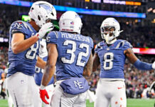 LOS PATRIOTAS APLASTAN A LOS JETS Y VAN POR LOS NUEVE TRIUNFOS AL HILO.