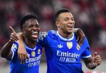 Mbappe con 4 goles venció al olympiakos