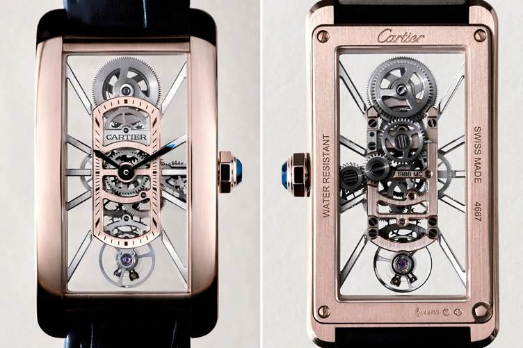 CARTIER TANK AMÉRICAINE SQUELETTE PRESENTA LA MAESTRÍA DE LA ALTA RELOJERÍA AL DESNUDO